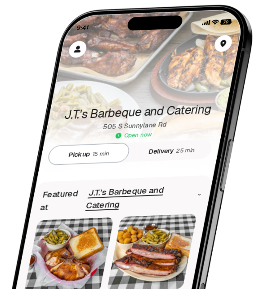 J.T.'s Barbeque and Catering app preview