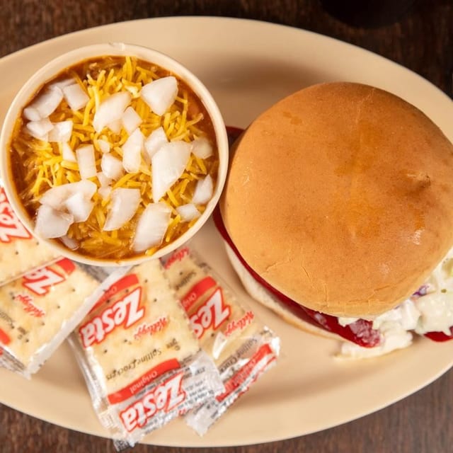 Hot Link Sandwich.