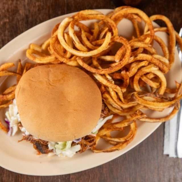 Pulled Pork Sandwich.