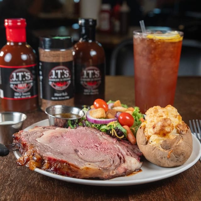 Smoked Prime Rib Dinner.
